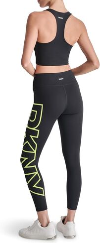 DKNY Women's Tight Exploded Logo High Waist Balance Compression Legging in Saudi Arabia