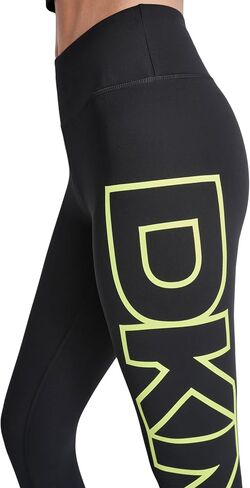 DKNY Women's Tight Exploded Logo High Waist Balance Compression Legging in Saudi Arabia