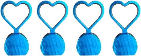 4PCS Aluminum Heart Shape Wheel Tyre Stem Covers Universal Fit Cars, SUVs, Bike and Bicycle, Trucks, Motorcycles (Red) in Saudi Arabia