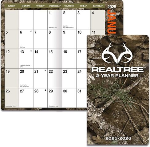 TURNER LICENSING Realtree 2025 Two Year Planner - PF (25998161228) in Saudi Arabia