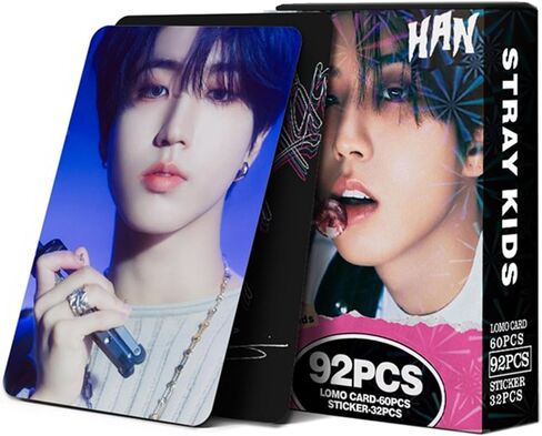 بطاقات صور KPOPBP Stray Kids 92 قطعة SKZ Rock Star ألبوم صور بطاقات KPOP هدية Lomo بطاقات Merch للأولاد والبنات SKZ (FELIX) in Kuwait