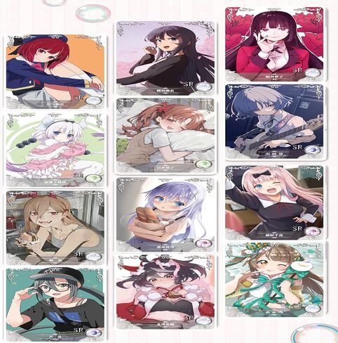 قصة آلهة، بطاقات قصة آلهة، بطاقات TCG لقصة آلهة، صندوق معزز لقصة آلهة، بطاقات معززة للعب/التداول في الرسوم المتحركة. (ز-زهرة الفتاة-1D) in Kuwait