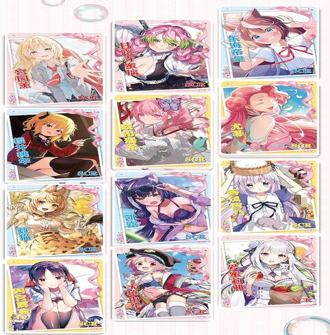 قصة آلهة، بطاقات قصة آلهة، بطاقات TCG لقصة آلهة، صندوق معزز لقصة آلهة، بطاقات معززة للعب/التداول في الرسوم المتحركة. (ز-زهرة الفتاة-1D) in Kuwait