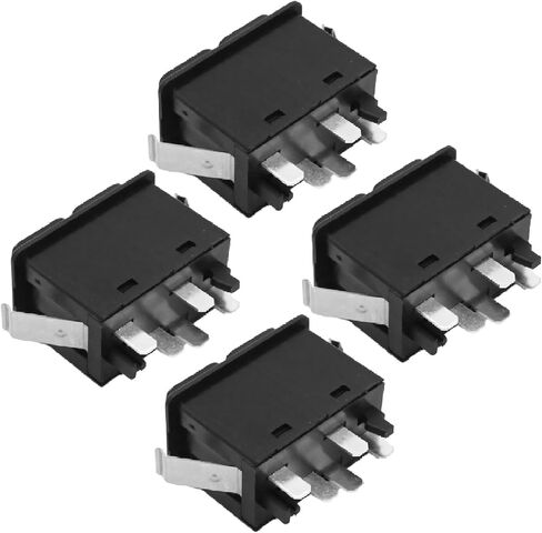 61311381205 4Pcs Power Window Control Switch Replacement for BMW 325 535i 325e 325i E23 E24 E28 E30 L6 M3 M5 M6 1982-1994 (Black) in Saudi Arabia