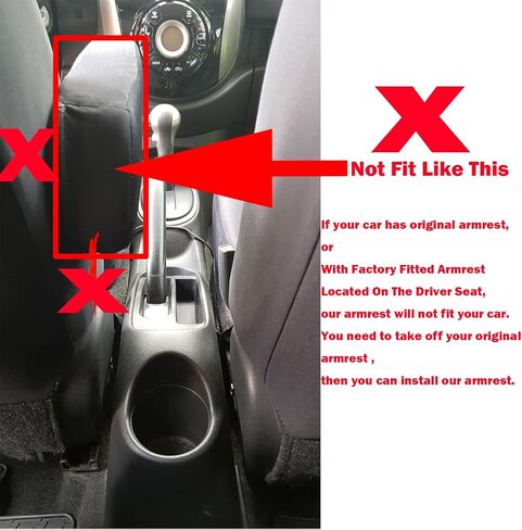 Compatible with Car Center Console Armrest Nissan Sunny/March Micra K13/Nissan Versa Almera Sedan only/Nissan Latio(Not Fit Hatchback models) 2012-2013 2014 2015 2016 2017 2018 in Saudi Arabia