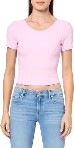 Lacoste Women's Short Sleeve Crop Top in Saudi Arabia