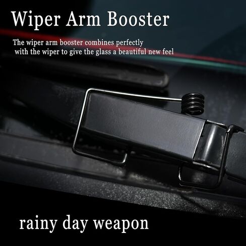 Windshield Wiper Arm Pressure Spring Booster - Enhance Visibility, Improve Performance - Fits 90% of Vehicles - Easy Installation - 2 Pieces in Saudi Arabia