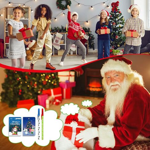 48 جهاز كمبيوتر شخصى دفاتر ملاحظات صغيرة لعيد الميلاد مع أقلام عيد الميلاد خمر دفاتر عيد الميلاد الرجعية دفاتر الجيب الصغيرة الرجعية أقلام عيد الميلاد للأطفال هدية حفلة عطلة تخزين المواد (دفتر ملاحظات صغير، 3 × 4.7 بوصة) in Kuwait