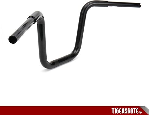 أسود 8.25 بوصة Rise Mini Ape Hangers 1.25 مقود فات لعام 2014-في وقت لاحق Harley Road King Special، 2018-UP Softail Fat Boy، Breakout، Street Bob، FXDRS، Fat Bob، Low Rider... in Kuwait