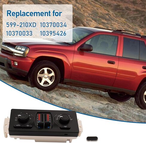 وحدة التحكم في المناخ مناسبة لسيارة شيفروليه جي إم سي بويك كاديلاك أولدزموبيل ساب ايسوزو AC لوحة التحكم المباشرة 2002-2009 استبدال 599-210XD in Kuwait