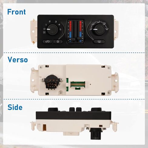 وحدة التحكم في المناخ مناسبة لسيارة شيفروليه جي إم سي بويك كاديلاك أولدزموبيل ساب ايسوزو AC لوحة التحكم المباشرة 2002-2009 استبدال 599-210XD in Kuwait
