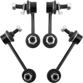 BOXI K750101 K750100 K750044 K750047 (Set of 4) Suspension Kit Front And Rear Sway Bar Links Kit Fit 2003-2007 for Infiniti G35 / 2003-2009 For Nissan 350Z