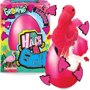 Large Mermaid from Deluxebase. 4.3" Hatching Egg with Growing Mermaid Toy. Water Activated Surprise Egg Transforming Toy for Kids. Great Mermaid Toys for Party Favors and Gifts.