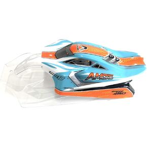 AMORIL 1/14 PVC On Road Drift Car Body 2*PVC Car Body Shell RC Racing Car Accessories Cyan/Clear(DIY Painting) 4X4 Pre-Cut Body Pro-line Racing Shell Pickup Truck Body