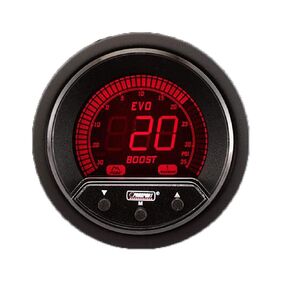 مقياس التعزيز الكهربائي من سلسلة Prosport Premium Evo 4 ألوان-أزرق، أحمر، أخضر، أبيض 2 1/16 بوصة (52 مم)