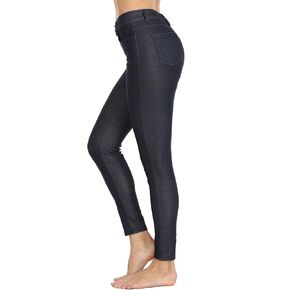 WAYRUNZ Jean Look Jeggings Tights Slimming Many Colors Spandex Leggings Pants Capri for Women