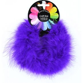 Touch of Nature 36860 Fluffy Craft Boa, Purple