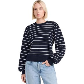 FRAME Women's Blouson Sleeve Sweatshirt