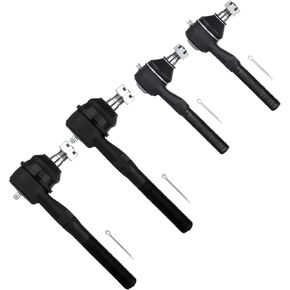 SCITOO 4pcs 4WD Front Suspension Kit Inner Outer Tie Rod End Fit 1997-2002 For Ford Expedition 1997-2003 For F-150 1998-2002 For Lincoln Navigator