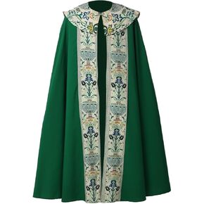 BLESSUME Gothic Cope Priest Vestment Print Costume Robe