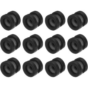 MECCANIXITY RC Anti Vibration Rubber Balls for RC F4 F7 Flight Controller M3x3.8mm Shock Absorption Balls (Black), Pack of 12