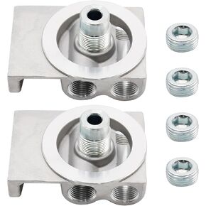 4770 24770 Fuel Filter Base Kit Replacement for CAT 1R-0750 1R-0749 Fuel Filter, Diesel Filter Remote Mounting Base Replacement, 2 Pack