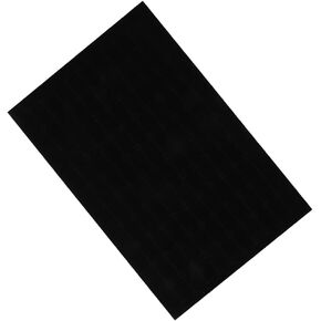 Holibanna Jewelry Sponge Insert Pads: Black Foam Jewelry Inserts Display Trays Jewelry Ring Earring Mat for Jewelry Display Retail Showcase Box