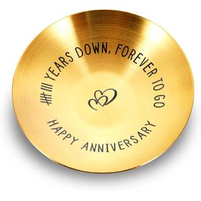 8th Bronze Anniversary for Him Her Wedding Gifts for Couple Women Men Bronze 8 Year Anniversary for Women 8th Anniversary Ring Holder Christmas Valentines Day Gifts for Women Men Girlfriend Wife