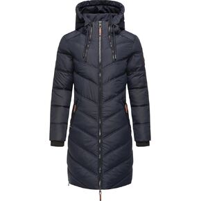 Marikoo Women's Winter Coat | Quilted, Long Jacket with Cozy Hood | Puffer Jackets for Women | Thigh-Length | Armasa XS-XXL