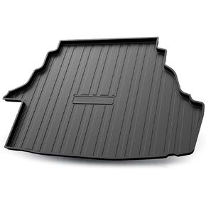 Yakitoko All Weather Cargo Liners for Toyota Camry 2007 2008 2009 2010 2011 Standard Cargo Mats Trunk Mat TPE Black