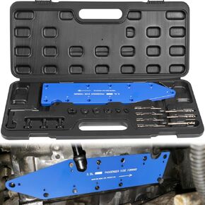 72610 Manifold Drill Template For Ford 3.5L Ecoboost Motors Blue Remove Broken Exhaust Manifold Bolts Without Damaging Cylinder Head