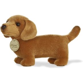 Aurora® Adorable Miyoni® Dachshund Stuffed Animal - Lifelike Detail - Cherished Companionship - Brown 8 Inches