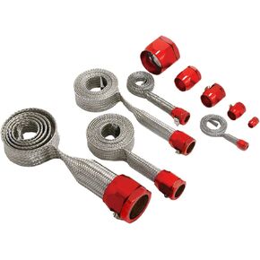Spectre Performance 7492 Red Stainless Steel Sleeving Kit