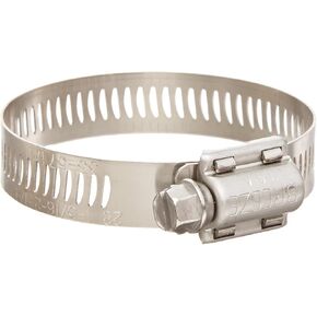 10 Pack Breeze 62096H Power Seal Clamps with Plated Screw Effective Diameter Range: 3-5/8" - 6-1/2" (92mm - 165mm)