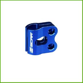 SCAR Brake Line Clamp Compatible with KAWASAKI KX KXF KLX 65 80 85 100 125 250 450 89-24 SUZUKI RM RMZ DRZ 04-24, Blue