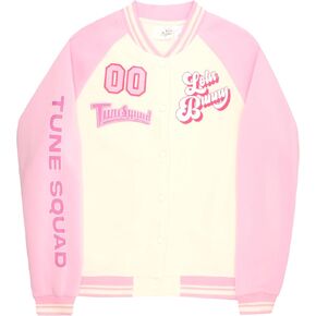 Looney Tunes Varsity Jackets for Women Lola Bunny Graphic Print Lightweight Varsity Jacket Casual Fashion Coats