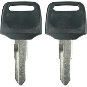 2PCS Motorcycle Uncut Key Duplicate Blank Key for Hon-d 35122-MR1-770 (Type2)