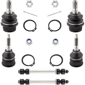 BOXI 6pcs Front Upper and Lower Ball Joints Sway Bar Links for Ford Explorer 2002 2003 2004 2005 (Excluding Sport Trac) / Mercury Mountaineer 2002 2003 2004 2005 | K80008 K8695 K7275
