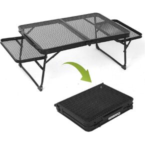ROCK CLOUD Portable Camping Table Ultralight Aluminum Folding Grill Table Small Camp Table for Beach Hiking Backpacking Outdoor Picnic RV BBQ