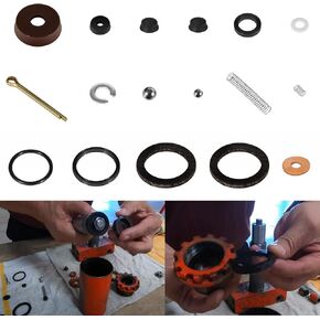 Floor Jack Seal Repair Rebuild Kit Fit for WS Hein Werner Floor Jack 1-1/2 Ton