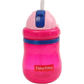 كوب Cudlie Fisher Price للأطفال من الجنسين بوزن 14 أونصة، عبوة واحدة من القش المنبثق in Kuwait