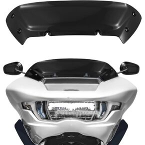 6" Wave Windshield Windscreen Compatible for Harley CVO Road Glide FLTRXSE, CVO Road Glide ST FLTRXSTSE, Road Glide FLTRX 2024 for CVO Road Glide FLTRXSE 2023 (Black)