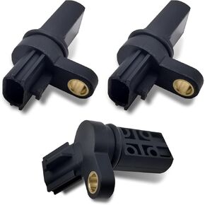 3 PCS Auto Crankshaft Sensor, OEM 23731-AL60A 23731-AL61A 23731-6J90B, Compatible with Infiniti FX35 G35 Nissan 350Z Frontier Maxima Murano NV1500 NV2500 NV3500 Pathfinder Xterra (Black)