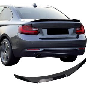 Rear Spoiler for BMW 2 Series M2 F87 F22 F23 M235i M240i 218i 220i 228i 2014-2021 Coupe Trunk Spoiler Wing Trunk Tail Rear Trunk Lid 2 Door,Glossy Black Performance - MP Style