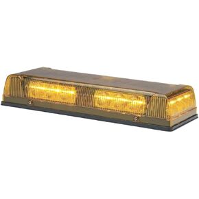Whelen Engineering Responder LP Mini Lightbar - 12 Volt, Permanent Mount, Amber, Model# R1LPPA