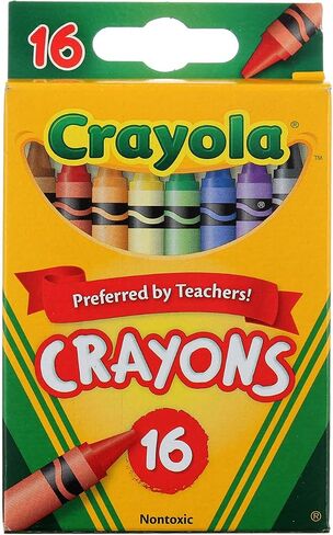 Crayola Crayons 16 Color Peggable [Set of 4] in Saudi Arabia