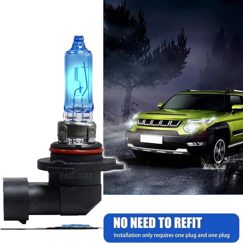 gunhunt 2 PCS H11 Car Halogen lights, Ultra White Light Bulbs, 12V 100W Driving Fog Lights, Super Bright High Beam Low Beam Bulbs, Bulbs Conversion Kit, for Most Cars, Trucks and Vans (White) in Saudi Arabia