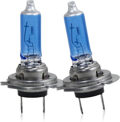 gunhunt 2 PCS H11 مصابيح هالوجين للسيارة، مصابيح إضاءة بيضاء للغاية، مصابيح ضباب للقيادة 12 فولت 100 وات، مصابيح شعاع منخفض فائقة السطوع، مجموعة تحويل المصابيح، لمعظم السيارات والشاحنات والشاحنات الصغيرة (أبيض) in Kuwait