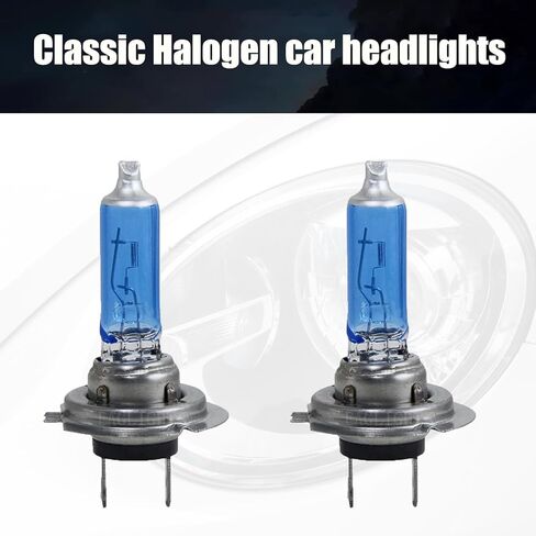 gunhunt 2 PCS H11 مصابيح هالوجين للسيارة، مصابيح إضاءة بيضاء للغاية، مصابيح ضباب للقيادة 12 فولت 100 وات، مصابيح شعاع منخفض فائقة السطوع، مجموعة تحويل المصابيح، لمعظم السيارات والشاحنات والشاحنات الصغيرة (أبيض) in Kuwait