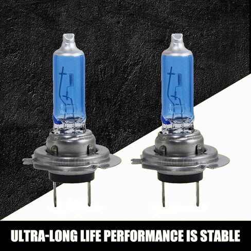 gunhunt 2 PCS H11 مصابيح هالوجين للسيارة، مصابيح إضاءة بيضاء للغاية، مصابيح ضباب للقيادة 12 فولت 100 وات، مصابيح شعاع منخفض فائقة السطوع، مجموعة تحويل المصابيح، لمعظم السيارات والشاحنات والشاحنات الصغيرة (أبيض) in Kuwait